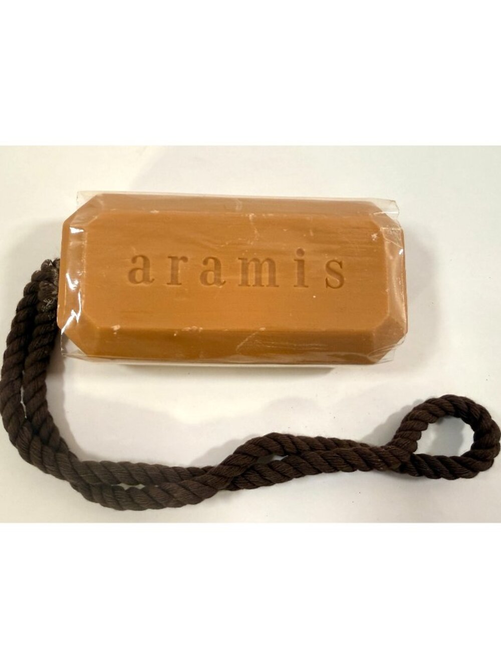 Vintage Aramis Body Shampoo Soap on a Rope Bar Soap New 5.7oz